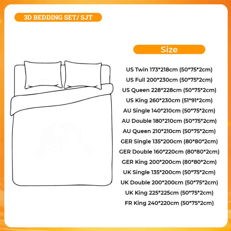 3D BEDDING SET - Dr. Stone Shop